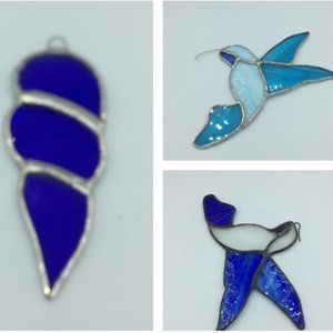 Stained Glass Ornaments Gift Hanging Handmade
